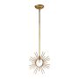 Gilded Nola Sun King GN-SUN-KING-P-G Lampă cu pendul 1x60 W/E27