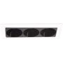 Maxlight X-LINE H0134 Lumină îngropată deasupra plafonului 3x4w/led 3000k 280lm ip20