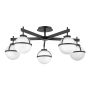 Hinkley Lighting Hollis HK-HOLLIS-5-O-BK Lampă de tavan 5x40 W/E14 ip44