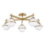 Hinkley Lighting Hollis HK-HOLLIS-5-O-HB Lampă de tavan 5x40 W/E14 ip44