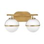 Hinkley Hollis HK-HOLLIS2-O-HB-BATH Aplique de perete 2x60W/E14 IP44