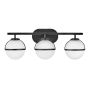 Hinkley Hollis HK-HOLLIS3-O-BK-BATH Aplique de perete 3x60W/E14 IP44