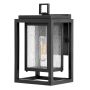 Hinkley Republic HK-REPUBLIC-S-BK Aplique de perete 1x60W/E27 ip44