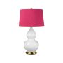 Elstead Lighting Isla ISLA-AB-TL-CRANBERRY Lampă de masă 1x60 W/E27