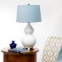 Elstead Lighting Isla ISLA-PN-TL-BLUE Lampă de masă 1x60 W/E27