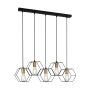 Italux AINA PND-74889-5-BK Lampă cu pendul 5x40W/E27 IP20