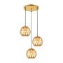 Italux HILO PND-22341-3SA-GD Lampă cu pendul 3x40W/E27 IP20