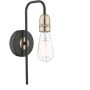 Dar Lighting Kiefer KIE0722 Aplique de perete 1x60w/e27 ip20