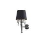 Light Prestige Vigo LP-0412/1W BK Aplique de perete 1x40W/E14 IP20