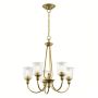 Elstead Lighting WAVERLY KL-WAVERLY5-NBR Candelabru 3x60W/E27