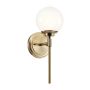 Kichler Benno KL-BENNO1-CPZ Aplique de perete 1x3W/G9 3000K 300lm IP44