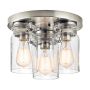 Kichler BRINLEY KL-BRINLEY-F-NI Lustră de tavan 3x60W/E27