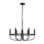 Kichler Capitol Hill KL-CAPITOL-HILL6-BLK Candelabru 6x40 W/E14