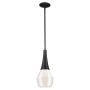 Kichler Deela KL-DEELA-P-BK Lampă cu pendul 1x60W/E27 IP20
