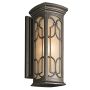 Kichler FRANCEASI KL-FRANCEASI-M Aplique de perete 1x60W/E27 IP44
