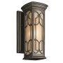 Kichler FRANCEASI KL-FRANCEASI-S Aplique de perete 1x60W/E27 IP44