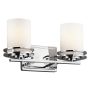 Kichler HENDRIK KL-HENDRIK2-BATH Aplique de perete 2x3,5W/G9 2x320LM IP44