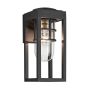 Kichler Hone KL-HONE-S-BKT Aplique de perete 1x60W/E27 IP44