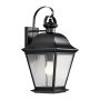 Kichler Mount Vernon KL-MOUNT-VERNON2-L-BK Aplique de perete 1x60W/E27 ip44