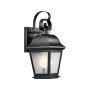 Kichler Mount Vernon KL-MOUNT-VERNON2-S-BK Aplique de perete 1x60W/E27 ip44