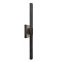 Kichler Nocar KL-NOCAR-L-BK Aplique de perete 1x39W/LED 3000K 1800lm IP44