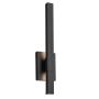 Kichler Nocar KL-NOCAR-M-BK Aplique de perete 1x20W/LED 3000K 1150lm IP44