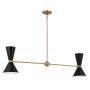 Kichler Phix KL-PHIX-2-LINEAR-CBB Lampă cu pendul 4x40W/E27 IP20