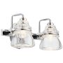 Kichler Talland KL-TALLAND2-PC-BATH Aplique de perete 2x3.5W/G9 IP44