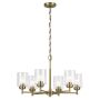 Kichler Winslow KL-WINSLOW6-NBR Candelabru 6x60W/E27 IP20