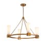 Elstead Lighting Kristy KRISTY4-DG-OPAL Candelabru 4x40W/E27 IP20