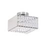 Light Prestige Vetro LP-2910/1C CH square Lustră de tavan 1x15W/E27 IP20