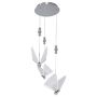 Light Prestige Mariposa LP-1715/3P CH Lampă cu pendul 3x24W/LED 3000K|4000K|6000K IP20