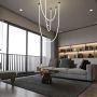 Light Prestige Rope Light LP-642/2M Smart Lampă cu pendul 1x25W/LED 2700K-6500K 6600 lm IP20