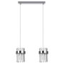 Light Prestige Vetro LP-2910/2L CH Lampă cu pendul 2x10W/E14 IP20