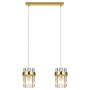 Light Prestige Vetro LP-2910/2L GD Lampă cu pendul 2x10W/E14 IP20