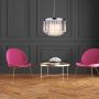 Light Prestige Vetro LP-2910/5P Lampă cu pendul 5x40W/E14 IP20