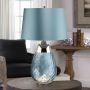 Elstead Lighting LENA LENA-TL-L-BLUE Lampă de masă 1x60W/E27+7W/GU10 3000K 620LM
