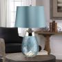 Elstead Lighting LENA SMALL LENA-TL-S-BLUE Lampă de masă 1X7W/GU10+1x60W/E27