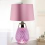 Elstead Lighting LENA SMALL LENA-TL-S-PLUM Lampă de masă 1X7W/GU10+1x60W/E27