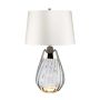 Elstead Lighting LENA SMALL LENA-TL-S-SMOKE-OWSS Lampă de masă 1X7W/GU10+1x60W/E27