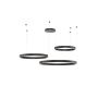Nova Luce MOTIF 9530170 Lampă cu pendul 1x143W/led 3000k IP20 13163lm