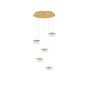 Luces Exclusivas MINEROS LE44582 Lampă cu pendul 5x32W/led 3000k IP20 1993lm