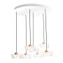 Maxlight LIPARI P0544 Lampă cu pendul 7x38w/led 3000k 4050lm ip20