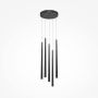 Maytoni CASCADE MOD132PL-L28BK2 Lampă cu pendul 5x30W/LED 4000K 2300LM IP20