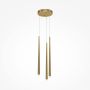 Maytoni CASCADE MOD132PL-L36BSK1 Lampă cu pendul 3x19W/LED 4000K 1550LM IP20