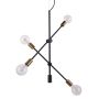 Italux EDMOND MD-BR-262002-D4-G/B Lampă cu pendul 4x60W/E27