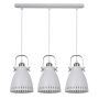 Italux FRANKLIN MD-HN8026S-3-WH+S.NICK Lampă cu pendul 3x60W/E27
