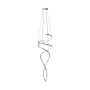Zuma Line COCO MD3127-2M-3GT Lampă cu pendul 1x70W/LED 2700K-6000K 8200lm IP20