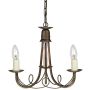 Elstead Lighting MINSTER MN3-BLK-GOLD Candelabru 3x60W/E14
