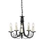 Elstead Lighting MINSTER MN5-BLACK Candelabru 5x60W/E14